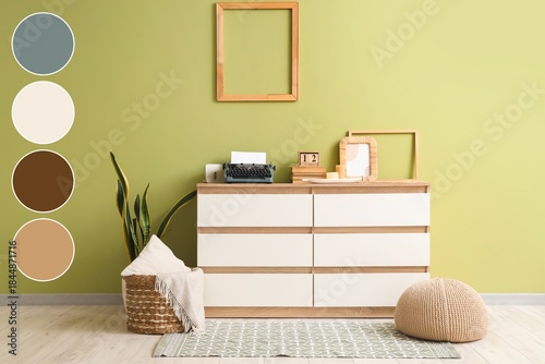 Interior of living room wit...