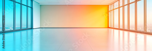 abstract background with colorful windows