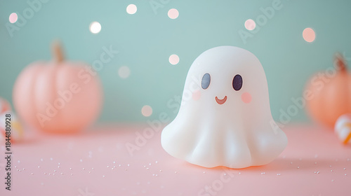Cute Ghost with Blushes