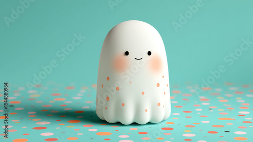 Cute Ghost with Blushes
