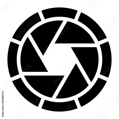 aperture glyph icon