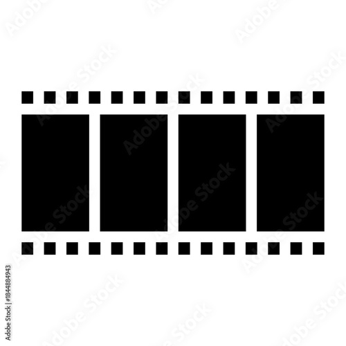 film strip glyph icon
