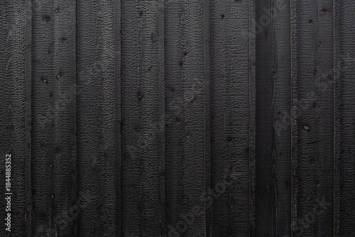 日本の古民家の板壁テクスチャー、背景素材