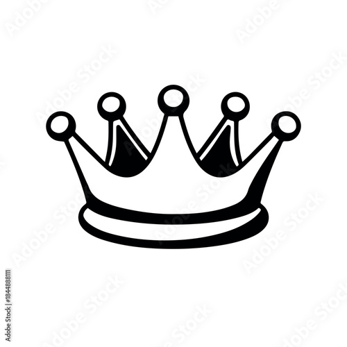 Downloadable vector illustration of a royal crown for graphic design projects and creative artwork royalty