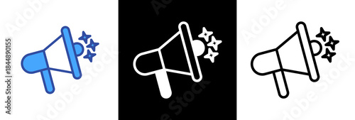 Marketing threestyle icon