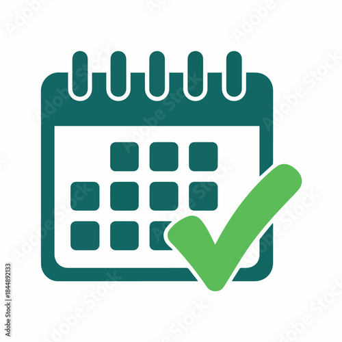 Calendar schedule event reminder appointment date time planning checkmark complete task organizer 2024 2025