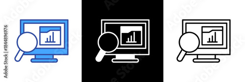 Research threestyle icon