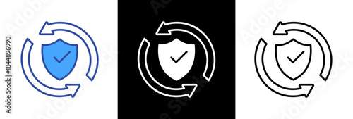 Comprehensive threestyle icon