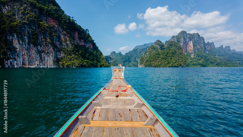 Explore the tranquility of cheow lan lake in khao sok thailand