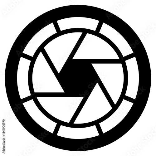 aperture glyph icon