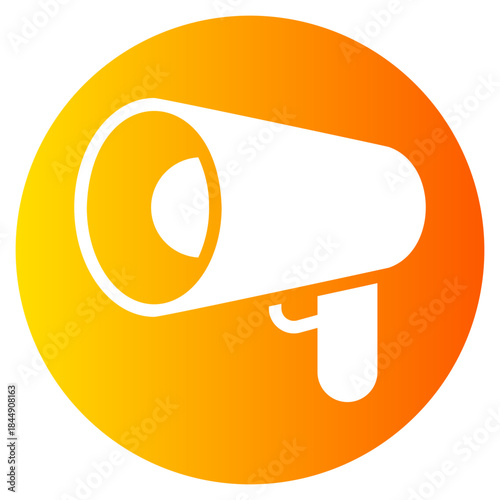 megaphone gradient icon