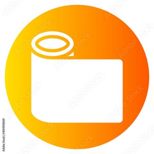 plastic film gradient icon