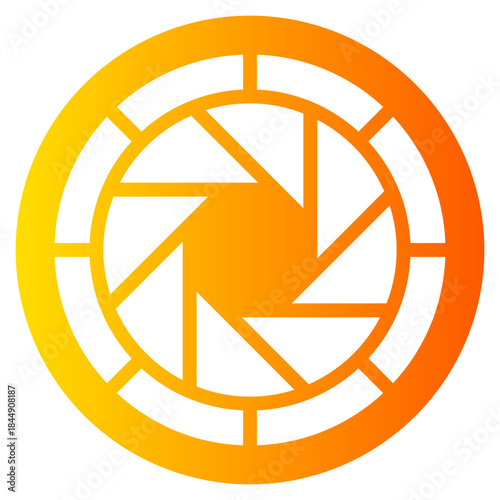 lens gradient icon