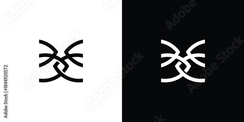 Modern and unique BB letter logo design