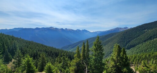Foto auf Acrylglas Alpen panorama of the mountains  © Paciona