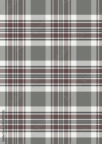 Black and white geometric seamless gingham plaid textile fabric pattern wallpaper design