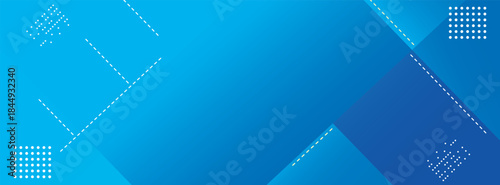 Abstract blue geometric background with dotted lines and binary code details