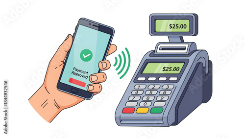 Mobile Payment, Contactless Transaction, and POS System