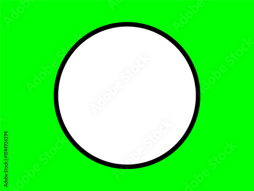 reen screen frame template vector design