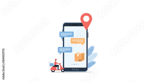 Mobile Shopping, Delivery Tracking, and Location Services