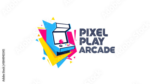 Arcade Game Logo Design Showcase in Vibrant Colors