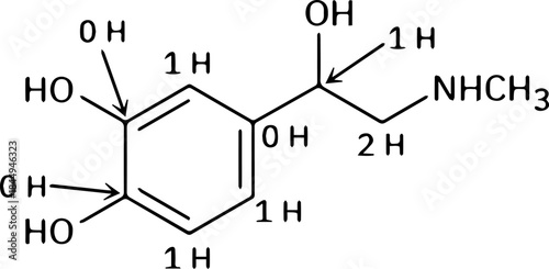 Organic Chemistry Molecular Formula Illustration