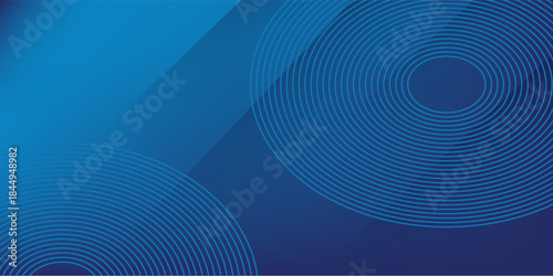 Bright blue dynamic abstract vector background with diagonal lines. 3d cover of business presentation banner for sale event night party. Fast moving soft circle wave line stripe decoration