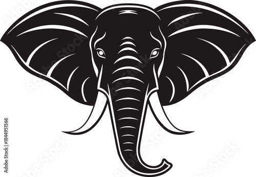 Wallpaper Mural Elephant Silhouette Animal Design. African Elephant Silhouette Illustration. Elephant Silhouette Wildlife Artwork. Walking Elephant Silhouette Design. Elephant Silhouette in Side View. Wild Elephant Torontodigital.ca