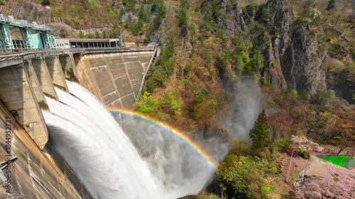 大倉ダムの放流【宮城県仙台市】