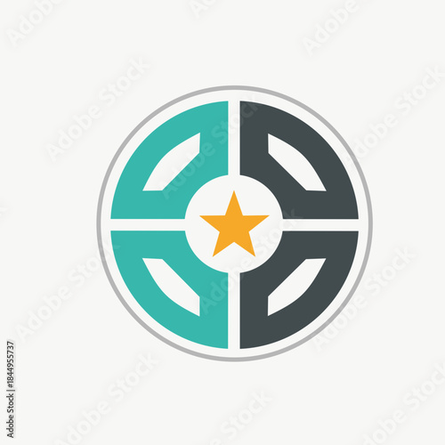 vector compass icon