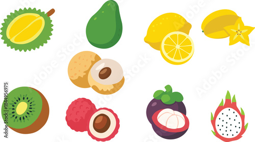 fruits and vegetables tropical