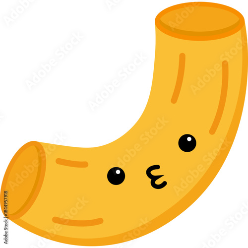 Cartoon Macaroni Character Illustration