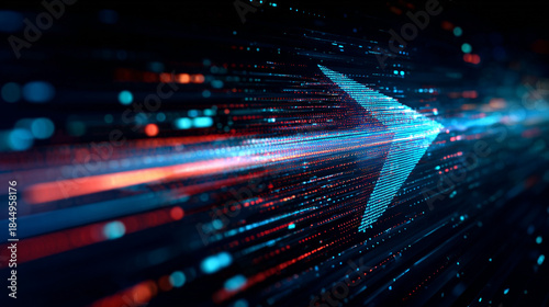 Abstract arrows, technology background high speed