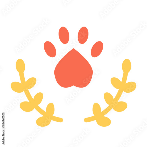 Badge for animal identification or symbol.