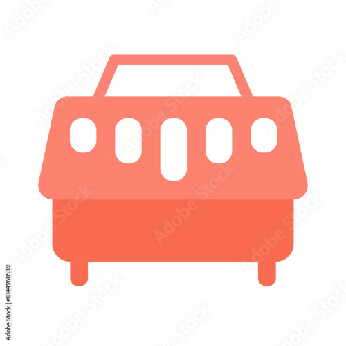 Carrier box for safe pet transport.