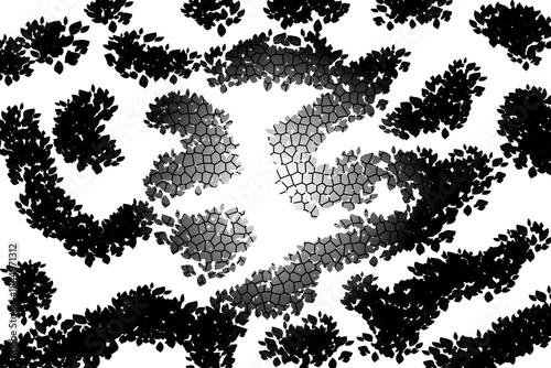 black and white abstract background
