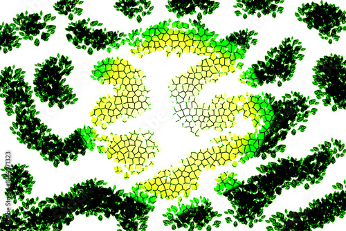 green abstract background