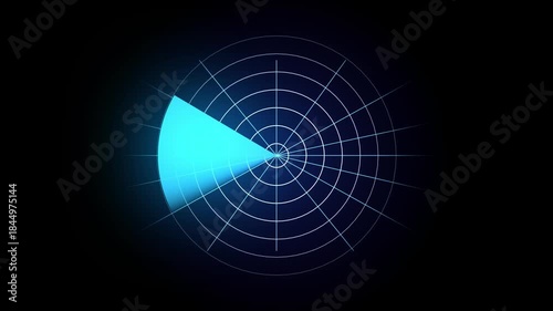 Advanced Naval Sonar and Air Search Radar Display Interface. Navy sonar. Radar Display airplane, travel monitor in searching. Air search . Military search system.