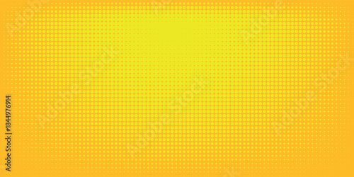 Dots halftone yellow and dark blue color pattern gradient grunge texture background. vector grunge. modern