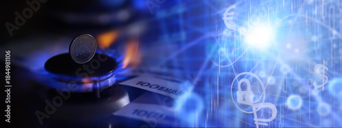 Sanctions on Russian gas. The cost of gas, the euro crisis. 100 euros on a gas burner.