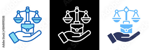 Ethical Business triplestyle icon