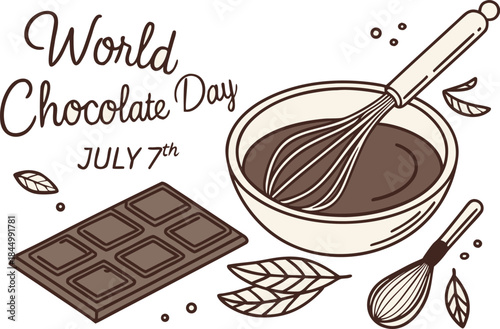 Celebrate world chocolate day on july 7th with delicious treats and baking essentials