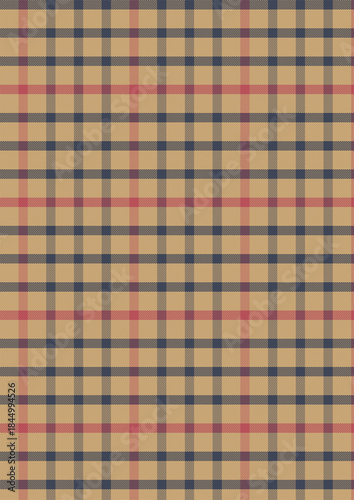 Seamless plaid pattern featuring yellow, green, and white checkered gingham textile design