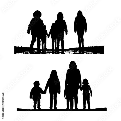 family vacation concept, happy family on the vacation