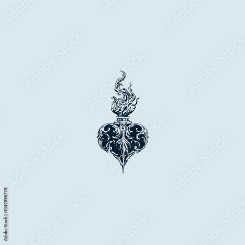 THESE HIGH QUALITY SACRED HEART JESUS VECTOR FOR USING VARIOUS TYPES OF DESIGN WORKS LIKE T-SHIRT, LOGO, TATTOO AND HOME WALL DESIGN