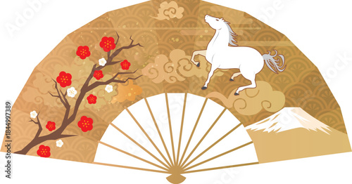 2026年度　午年　年賀背景