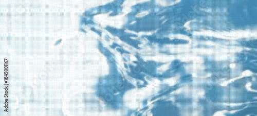 Blue and white water ripples light surface overlay background. 3d clear ocean surface pattern with reflection effect backdrop. Marble desaturated texture.