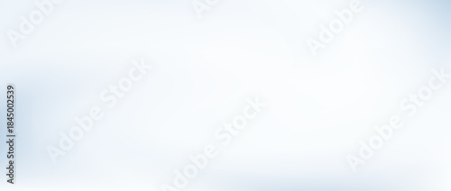 Cloud white gradient background. Smooth light blue abstract wallpaper. Subtle soft winter backdrop for graphic design banner, flyer, poster, presentation. Blurred wavy pastel gradation cover. Vector