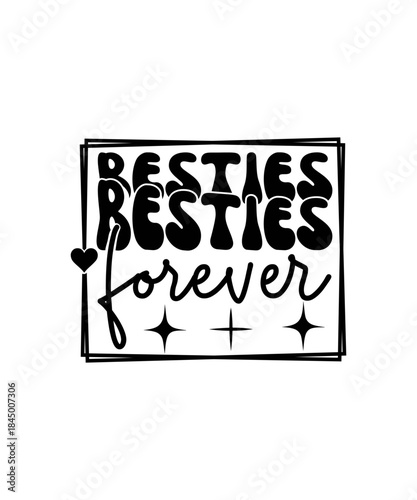 besties forever svg