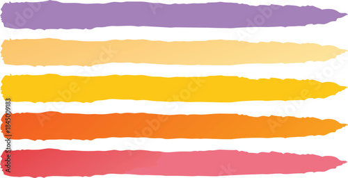 Minimalist abstract watercolor strokes vector illustration scalable eps graphic design element